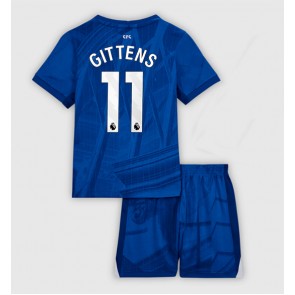 Chelsea Jamie Gittens #11 Hjemmebanetrøje Børn 2025-26 Kortærmet (+ Korte bukser)